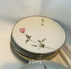 Vintage Style House Japan Dawn Rose Dinnerware Set, Pink Roses Dishes 44 Pieces