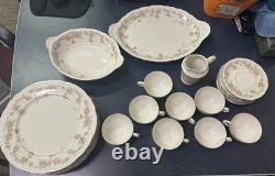 Vintage Theodore Haviland Yvonne China Porcelain Dinnerware 27 Pc. Set America