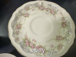 Vintage Theodore Haviland Yvonne China Porcelain Dinnerware 27 Pc. Set America