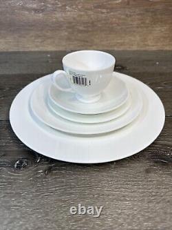 Vintage Wedgwood White China 5 Pc Place Setting