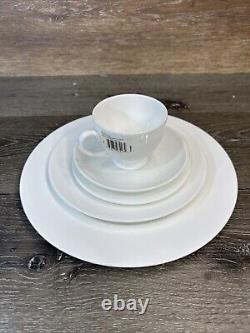 Vintage Wedgwood White China 5 Pc Place Setting