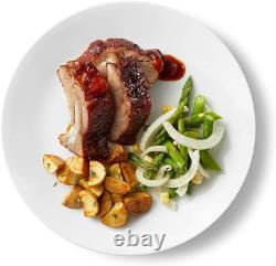 Vitrelle 18-Piece Service for 6 Dinnerware Set Triple Layer Glass and Chip Resis