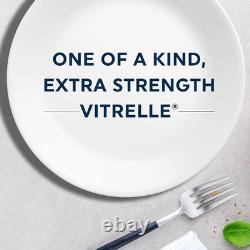 Vitrelle 18-Piece Service for 6 Dinnerware Set Triple Layer Glass and Chip Resis
