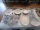 Vntg. 45pc (+2LID) SAVOY HOME FINE CHINA SET White & Gold