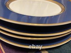 Vtg 1978 Fitz & Floyd Renaissance Cerulean Blue Dinnerware 20 Pieces Excellent