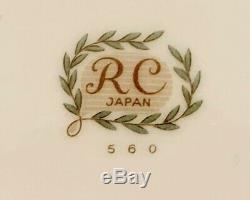 Vtg Noritake 560 RC ROYAL CROCKERY Porcelain China Dinnerware Set Japan 76 Pcs
