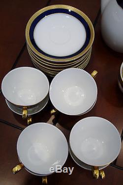 Vtg. Verbano Industria Argentina Porcelain Coffee and Tea Set 36 Pieces