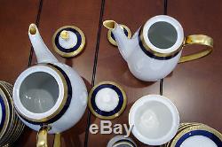 Vtg. Verbano Industria Argentina Porcelain Coffee and Tea Set 36 Pieces