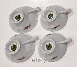 W Eschenbach, Briar Rose Fine China 5 Pc Setting, 20 pcs Bavaria Germany Vintage