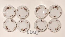 W Eschenbach, Briar Rose Fine China 5 Pc Setting, 20 pcs Bavaria Germany Vintage