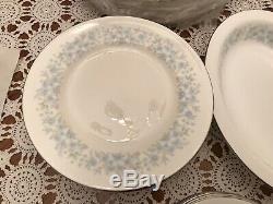 WEDGWOOD- Bone China- WYNDHAM R4630 DINNERWARE SET For 8 47 Pieces