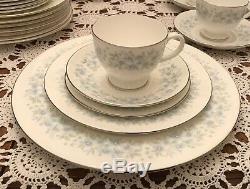 WEDGWOOD- Bone China- WYNDHAM R4630 DINNERWARE SET For 8 47 Pieces