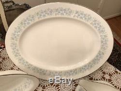 WEDGWOOD- Bone China- WYNDHAM R4630 DINNERWARE SET For 8 47 Pieces