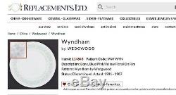 WEDGWOOD- Bone China- WYNDHAM R4630 DINNERWARE SET For 8 47 Pieces