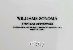 WILLIAMS SONOMA EVERYDAY WHITE DINNERWARE (12) Cups & Saucers Restaurantware
