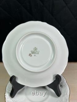 Walbrzych Dinnerware Set of 26- Made in Poland-Teacups, Saucers, salad Bowls