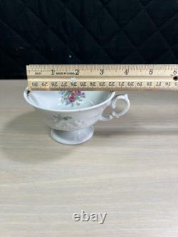 Walbrzych Dinnerware Set of 26- Made in Poland-Teacups, Saucers, salad Bowls