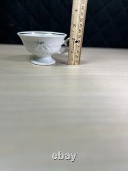 Walbrzych Dinnerware Set of 26- Made in Poland-Teacups, Saucers, salad Bowls