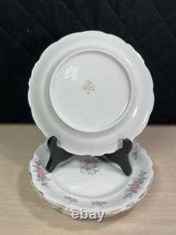 Walbrzych Dinnerware Set of 26- Made in Poland-Teacups, Saucers, salad Bowls