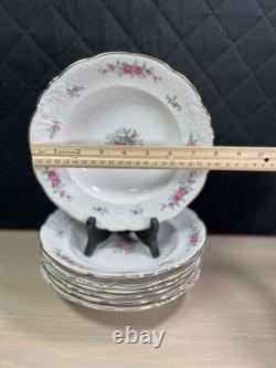 Walbrzych Dinnerware Set of 26- Made in Poland-Teacups, Saucers, salad Bowls