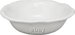 Ware 12-Piece Melamine Dinnerware Set for 4 Outdoor Plates & Bowls, White