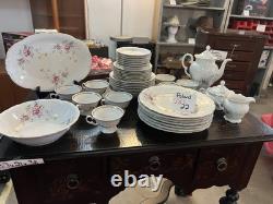 Wawel Vintage China 67 Pc Dinner Set Flower Garden Pattern Made Poland Serves 8