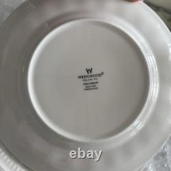 Wedgwood Colosseum Bone China White Dinner Set Plates Bowls Cup Saucer England
