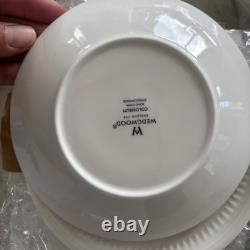 Wedgwood Colosseum Bone China White Dinner Set Plates Bowls Cup Saucer England