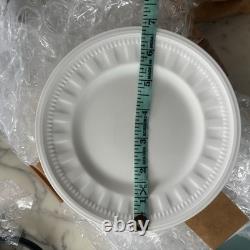 Wedgwood Colosseum Bone China White Dinner Set Plates Bowls Cup Saucer England