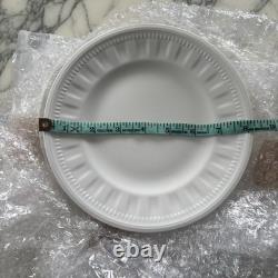 Wedgwood Colosseum Bone China White Dinner Set Plates Bowls Cup Saucer England