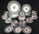 Wedgwood FLORENTINE TURQUOISE 42 Pc Dinnerware SET with FRUIT CENTER