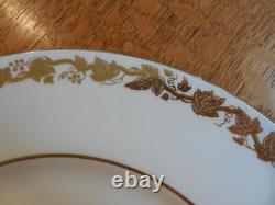 Wedgwood Gold Whitehall bone china SET of 12 FIVE-piece place settings W4001