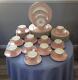 Wedgwood Pink Pimpernel bone china LOT of 12 FIVE-piece place settings W3652