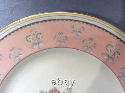 Wedgwood Pink Pimpernel bone china LOT of 12 FIVE-piece place settings W3652