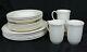 Wedgwood Queen's Ware EDME Cream Dinner Set Ribbed