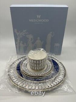 Wedgwood Renaissance Gold 5 Piece Place Set Excellent Condition