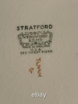 Wedgwood Stratford Edme Queen's Ware Dinner Set 36 Pieces Made In England