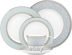 Westmore 5-Piece White Dinnerware Set for Elegant Dining Experience