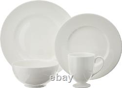 White 16-Piece Dinnerware Set