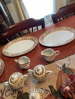 White And Gold China By Savoy