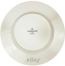 White Dinnerware Dinner Porcelain Dishwasher Safe Set for 4 New Wave 12-Piece