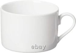 White Dinnerware Set 45 Piece Microwave & Dishwasher Safe Round Shape