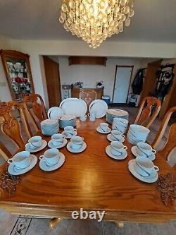 White Pearl Designed By Jack Prince Block Spal 68 Piece Dinnerware Grouping