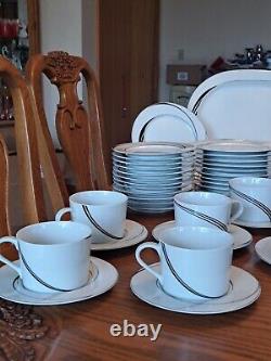 White Pearl Designed By Jack Prince Block Spal 68 Piece Dinnerware Grouping