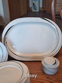 White Pearl Designed By Jack Prince Block Spal 68 Piece Dinnerware Grouping