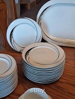 White Pearl Designed By Jack Prince Block Spal 68 Piece Dinnerware Grouping