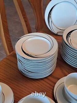 White Pearl Designed By Jack Prince Block Spal 68 Piece Dinnerware Grouping