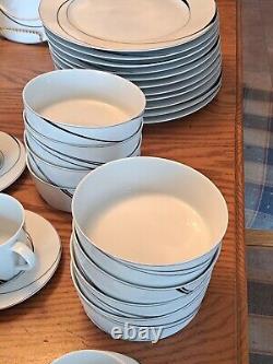 White Pearl Designed By Jack Prince Block Spal 68 Piece Dinnerware Grouping