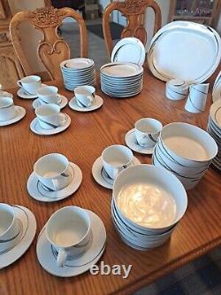 White Pearl Designed By Jack Prince Block Spal 68 Piece Dinnerware Grouping