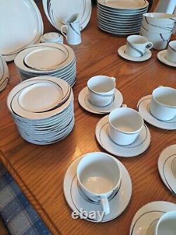 White Pearl Designed By Jack Prince Block Spal 68 Piece Dinnerware Grouping